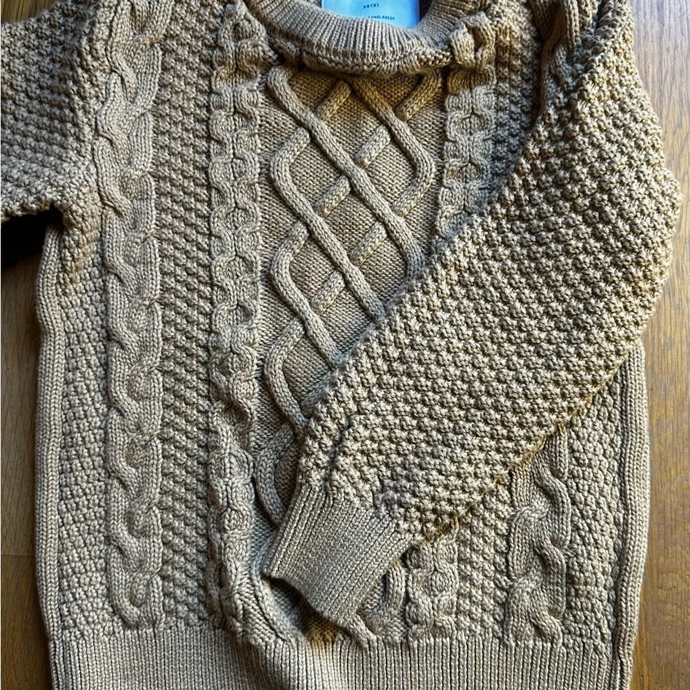 Old Navy Kids Beige Cable Knit‎ Sweater